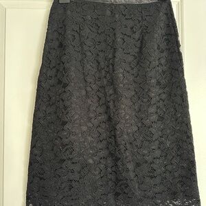 TheLimited  brand Elegant Black Lace Skirt,Size XXS
